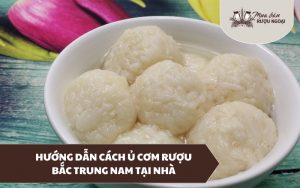 cách ủ cơm rượu