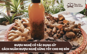 rượu nghệ có tác dụng gì