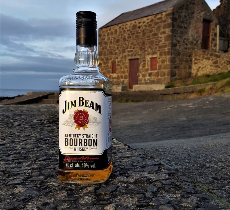 jim beam white label