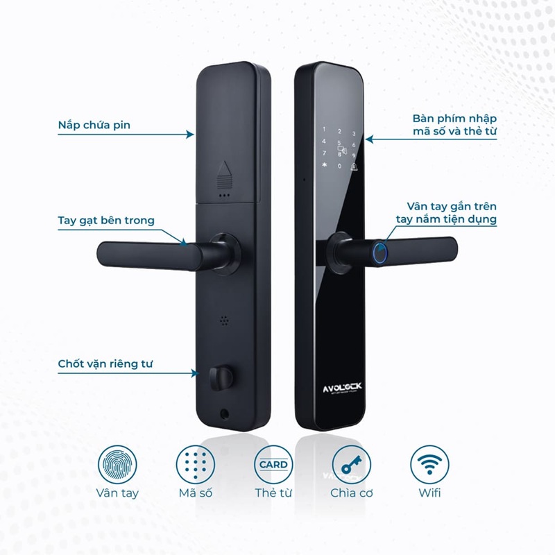 Top khóa vân tay Đức Avolock AV-68