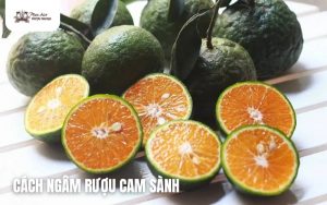 cách ngâm rượu cam sành