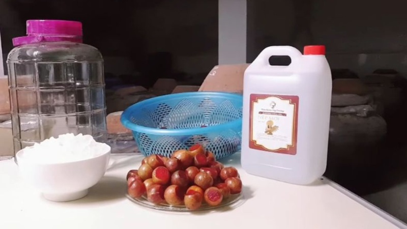 chuẩn bị nguyên liệu