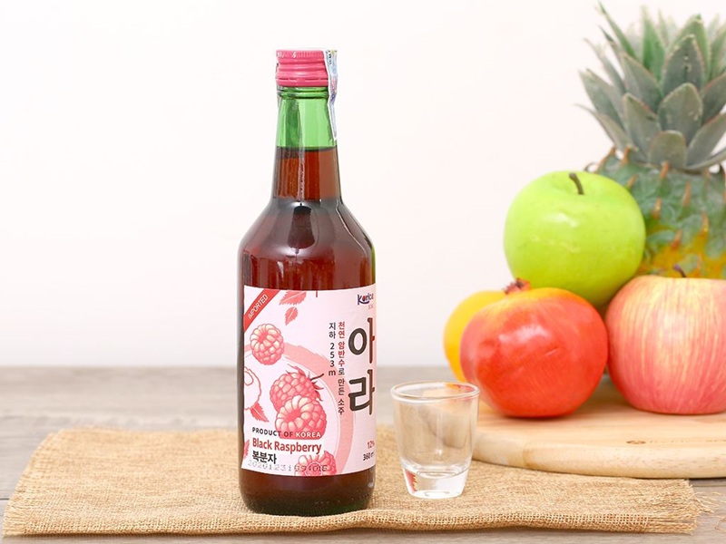 rượu phúc bồn tử hàn quốc