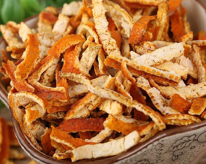 vỏ cam khô ngâm rượu