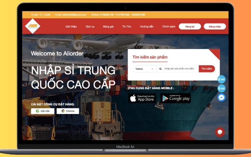 Công ty vận chuyển hàng Aliorder