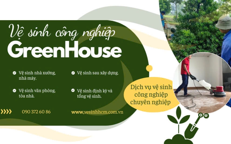 Dịch vụ vệ sinh nhà ở Green House