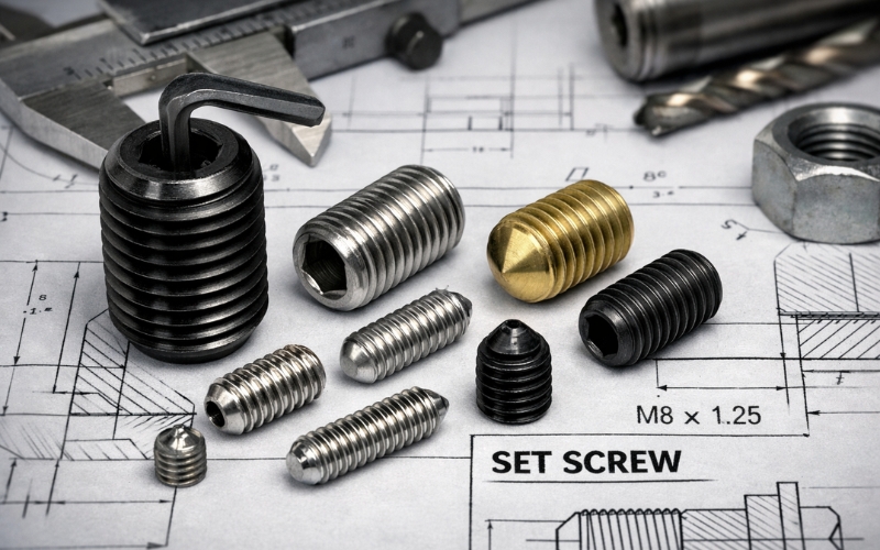 Các loại vít trí phổ biến