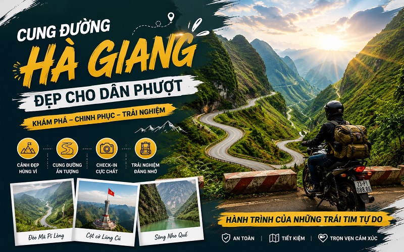 cung đường Hà Giang đẹp cho dân phượt